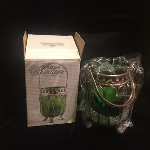 RARE Grand Victorian Basket Votive/Vase